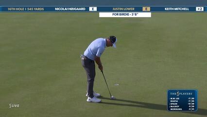 Justin Lower | Round 2 | 16th hole | Shot 4 | 2025 THE PLAYERS