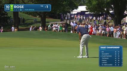 Justin Rose | Round 2 | 10th hole | Shot 4 | 2026 Truist Championship