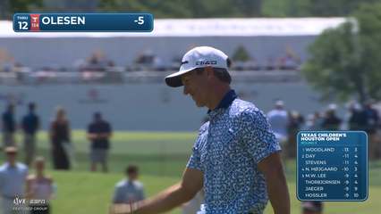 Thorbjørn Olesen | Round 3 | 12th hole | Shot 4 | 2026 Texas Children's