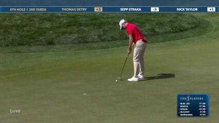 Thomas Detry | Round 2 | 4th hole | Shot 4 | 2025 THE PLAYERS