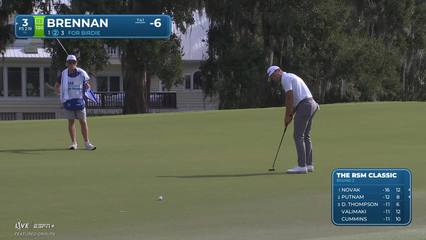 Michael Brennan | Round 2 | 3rd hole | Shot 2 | 2025 The RSM Classic