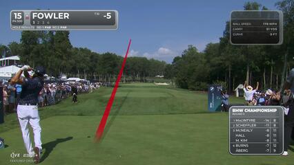 Rickie Fowler | Round 3 | 15th hole | Shot 1 | 2025 BMW Championship