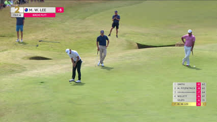 Min Woo Lee | Round 2 | 2nd hole | Shot 4 | 2026 Genesis Scottish Open