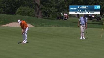 Miguel Angel Jiménez | Round 4 | 7th hole | Shot 3 | 2025 Kaulig Co. Championship