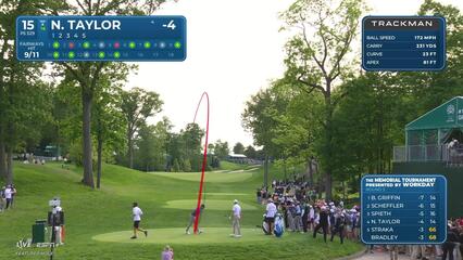 Nick Taylor | Round 3 | 15th hole | Shot 1 | 2025 the Memorial