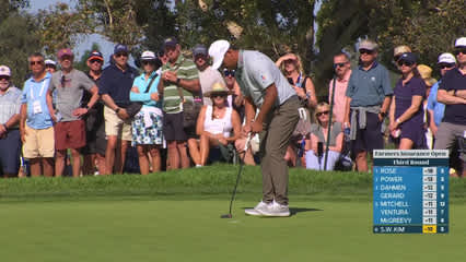 Si Woo Kim | Round 3 | 6th hole | Shot 4 | 2026 Farmers