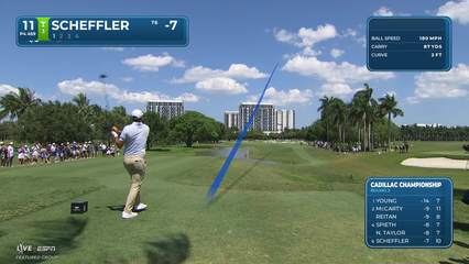Scottie Scheffler | Round 3 | 11th hole | Shot 1 | 2026 Cadillac