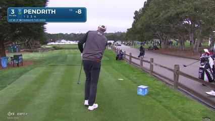 Taylor Pendrith | Round 3 | 3rd hole | Shot 1 | 2025 AT&T Pebble Beach