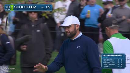 Scottie Scheffler | Round 2 | 10th hole | Shot 2 | 2026 The Genesis