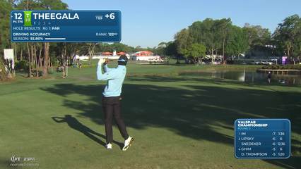 Sahith Theegala | Round 2 | 12th hole | Shot 1 | 2026 Valspar