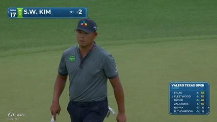 Si Woo Kim | Round 1 | 8th hole | Shot 6 | 2026 Valero