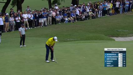 Hideki Matsuyama | Round 4 | 17th hole | Shot 4 | 2025 Baycurrent