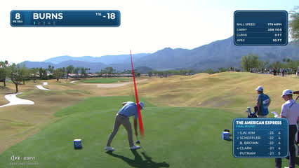 Sam Burns | Round 4 | 8th hole | Shot 1 | 2026 The American Express