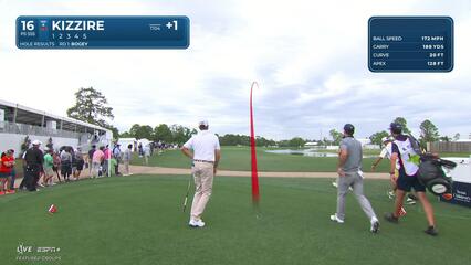 Patton Kizzire | Round 2 | 16th hole | Shot 1 | 2025 Houston Open
