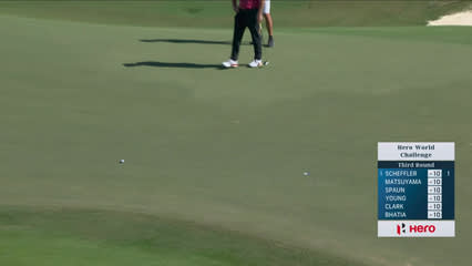Scottie Scheffler | Round 3 | 2nd hole | Shot 3 | 2025 Hero World Challenge