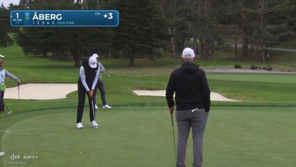 Ludvig Åberg | Round 1 | 1st hole | Shot 6 | 2025 AT&T Pebble Beach