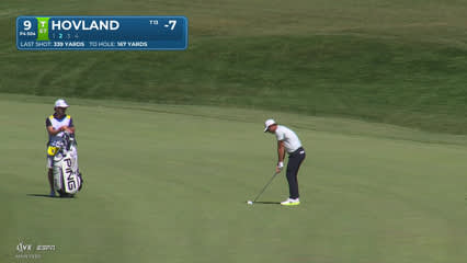 Viktor Hovland | Round 3 | 9th hole | Shot 2 | 2026 RBC Canadian