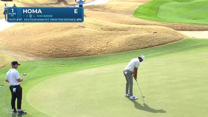 Max Homa | Round 1 | 1st hole | Shot 3 | 2026 The American Express