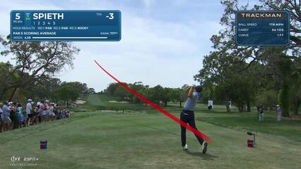 Jordan Spieth | Round 4 | 5th hole | Shot 1 | 2025 Valspar
