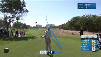 Brian Campbell | Round 3 | 16th hole | Shot 1 | 2025 Mexico Open