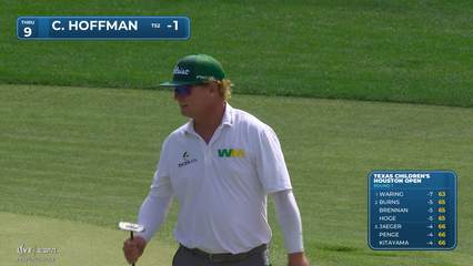 Charley Hoffman | Round 1 | 9th hole | Shot 3 | -1 Houston Open