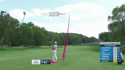 Rory McIlroy | Round 2 | 13th hole | Shot 2 | 2025 Travelers
