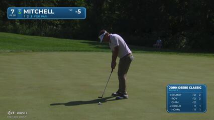 Keith Mitchell | Round 3 | 7th hole | Shot 3 | 2025 John Deere