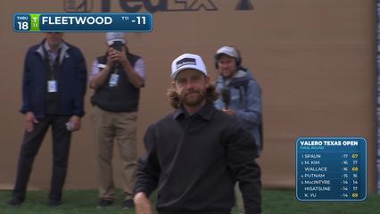 Tommy Fleetwood | Round 4 | 18th hole | Shot 5 | 2026 Valero