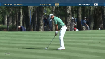 Adam Scott | Round 3 | 2nd hole | Shot 3 | 2026 THE PLAYERS