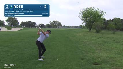 Justin Rose | Round 1 | 2nd hole | Shot 2 | 2025 Valero