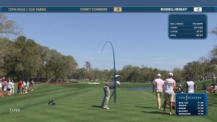 Corey Conners | Round 3 | 12th hole | Shot 1 | 2025 THE PLAYERS