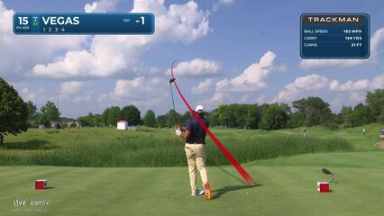 Jhonattan Vegas | Round 1 | 15th hole | Shot 1 | 2025 3M Open