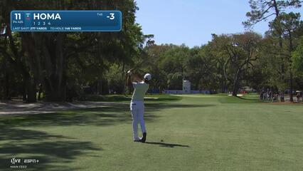 Max Homa | Round 3 | 11th hole | Shot 2 | 2025 RBC Heritage