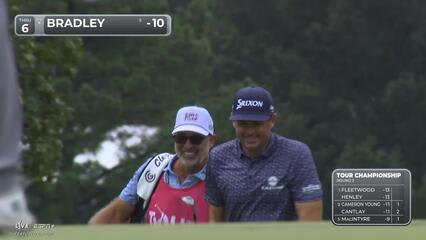 Keegan Bradley | Round 3 | 6th hole | Shot 3 | 2025 TOUR Championship