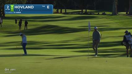 Viktor Hovland | Round 3 | 2nd hole | Shot 3 | 2026 The Genesis