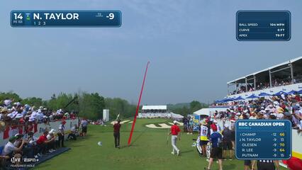 Nick Taylor | Round 2 | 14th hole | Shot 1 | 2025 RBC Canadian