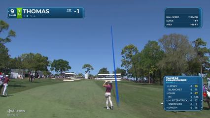 Justin Thomas | Round 2 | 9th hole | Shot 2 | 2026 Valspar