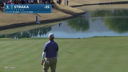 Sepp Straka | Round 4 | 5th hole | Shot 3 | 2025 The American Express