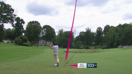 Jackson Koivun | Round 4 | 2nd hole | Shot 2 | 2025 Wyndham