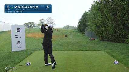 Hideki Matsuyama | Round 2 | 5th hole | Shot 1 | 2025 Truist Championship