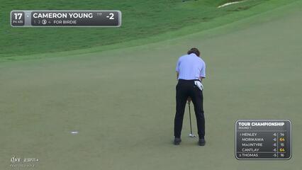 Cameron Young | Round 1 | 17th hole | Shot 3 | 2025 TOUR Championship