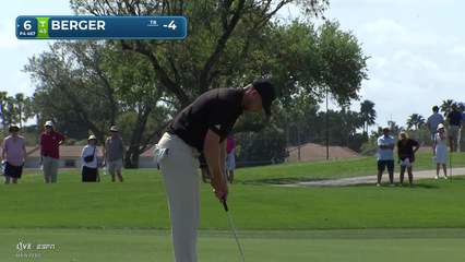 Daniel Berger | Round 2 | 6th hole | Shot 4 | 2026 Cognizant Classic
