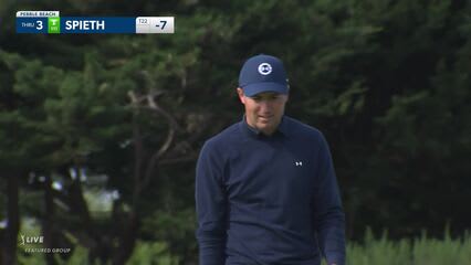 Jordan Spieth | 2022 AT&T Pebble Beach | Round 3 | 3rd hole | Shot 4