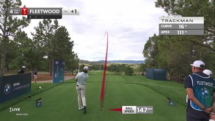 Tommy Fleetwood | 2024 BMW Championship | Round 1 | 4th hole | Shot 1