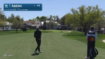 Ludvig Åberg | Round 1 | 16th hole | Shot 2 | 2025 Arnold Palmer