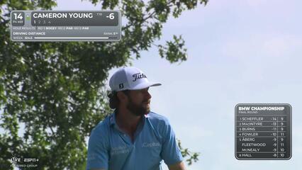 Cameron Young | Round 4 | 14th hole | Shot 1 | 2025 BMW Championship
