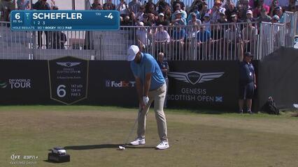 Scottie Scheffler | Round 3 | 6th hole | Shot 1 | 2025 Genesis Scottish Open