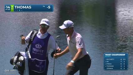 Justin Thomas | Round 2 | 14th hole | Shot 3 | 2026 Truist Championship