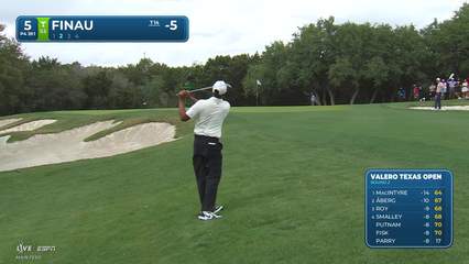 Tony Finau | Round 2 | 5th hole | Shot 2 | 2026 Valero