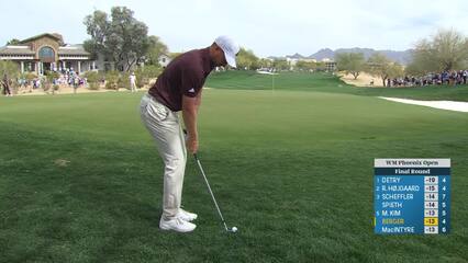 Daniel Berger | Round 4 | 5th hole | Shot 4 | 2025 WM Phoenix Open